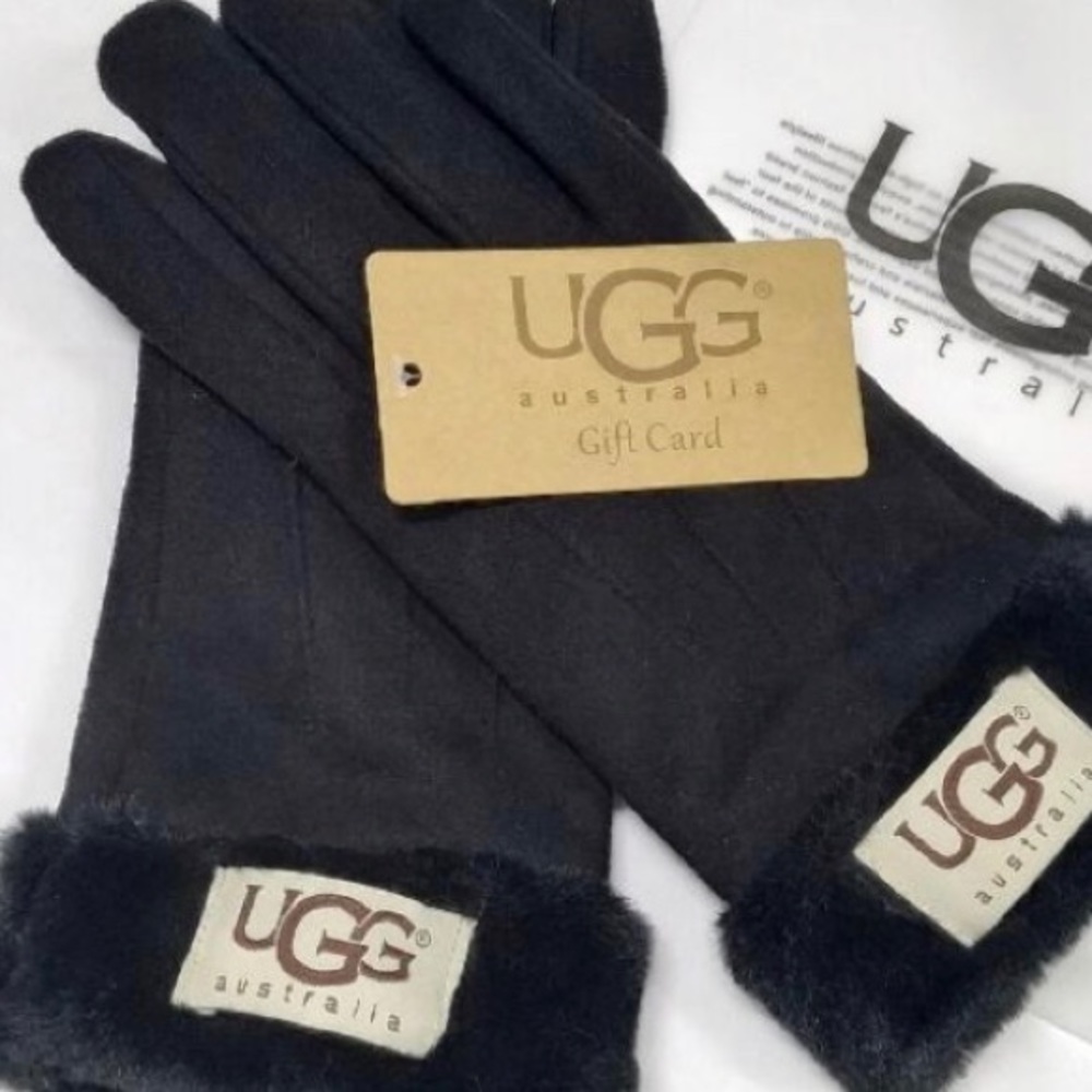NWT UGG WINTER FUR GLOVES